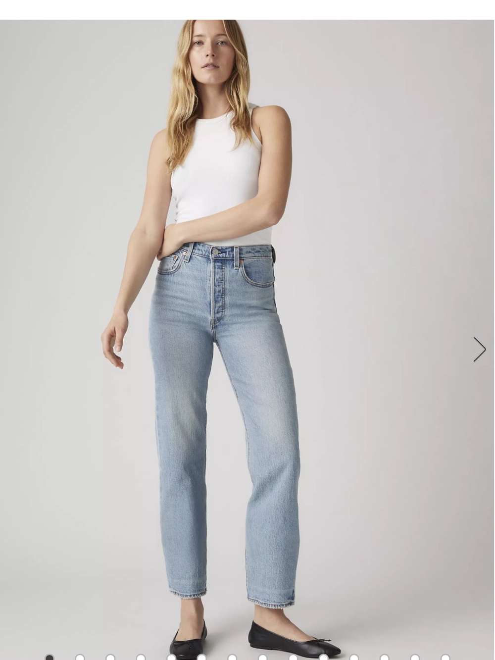 Levi’s Ribcage Straight Ankle Jeans